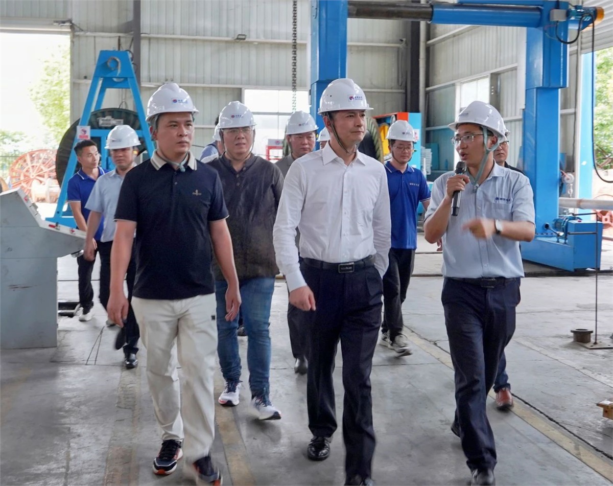 瀏陽市委副書記、市長王雄文蒞臨湘聯(lián)電纜調研指導！